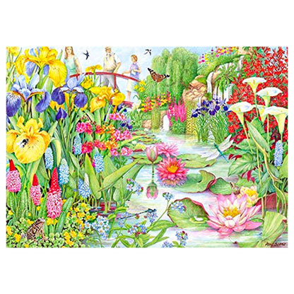 Falcon de luxe The Flower Show: The Water Garden Puzzle 1000 Piece