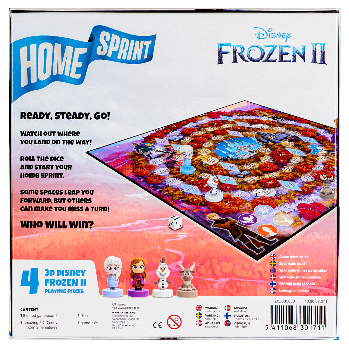 Disney Frozen 2 Home Sprint Board Game