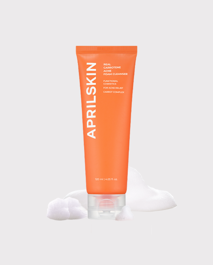 APRILSKIN Real Carrotene Acne Foam Cleanser 120ml