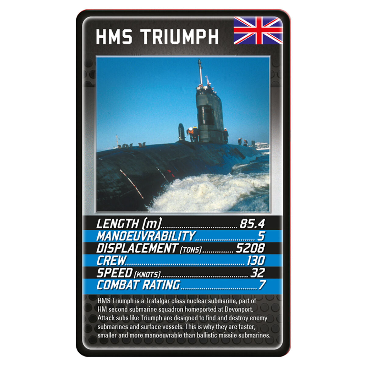 Top Trumps Battleships Card Game