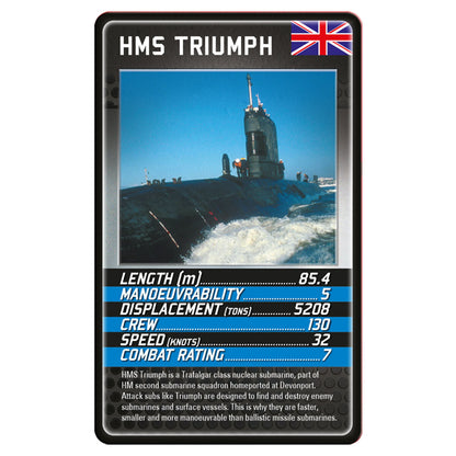Top Trumps Battleships Card Game