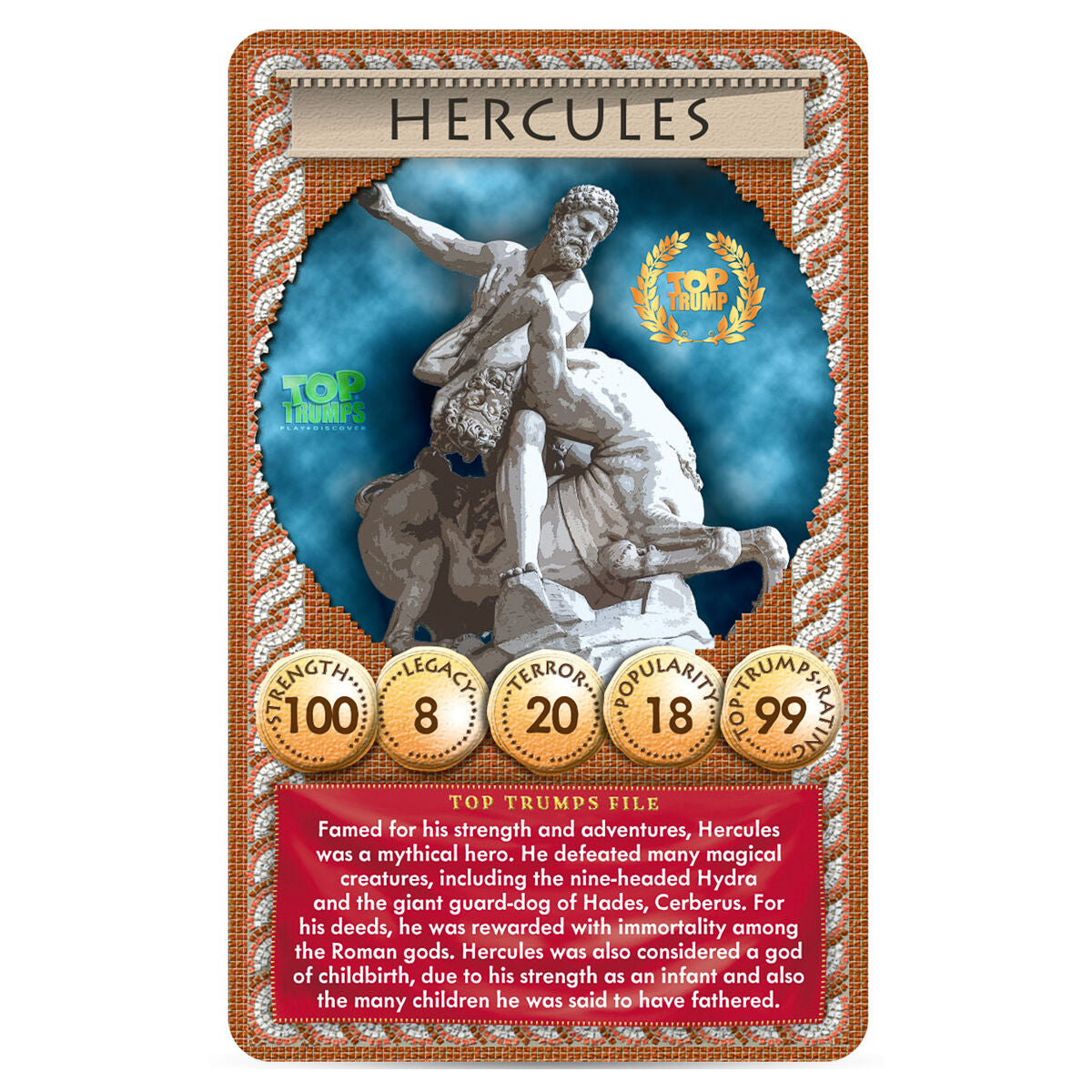 Top Trumps Card Game Ancient Rome Gods and Emperors