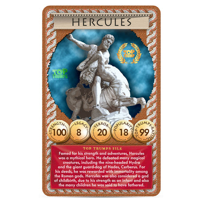 Top Trumps Card Game Ancient Rome Gods and Emperors