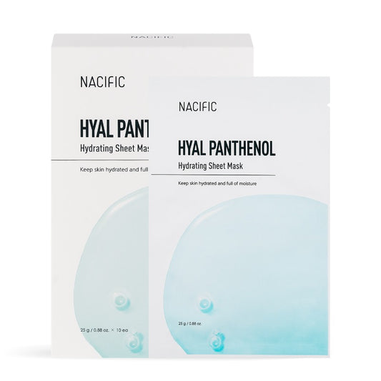 Nacific Hyal Panthenol Hydrating Sheet Mask Set 25g x 10 sheets