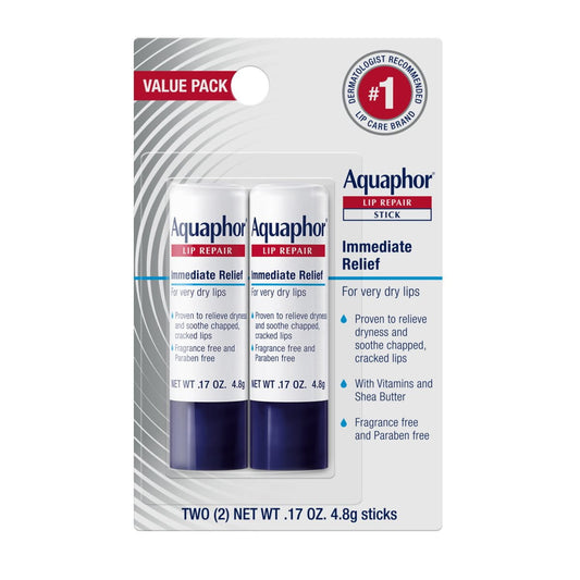 Aquaphor Lip Repair Balm Stick Duos .34oz