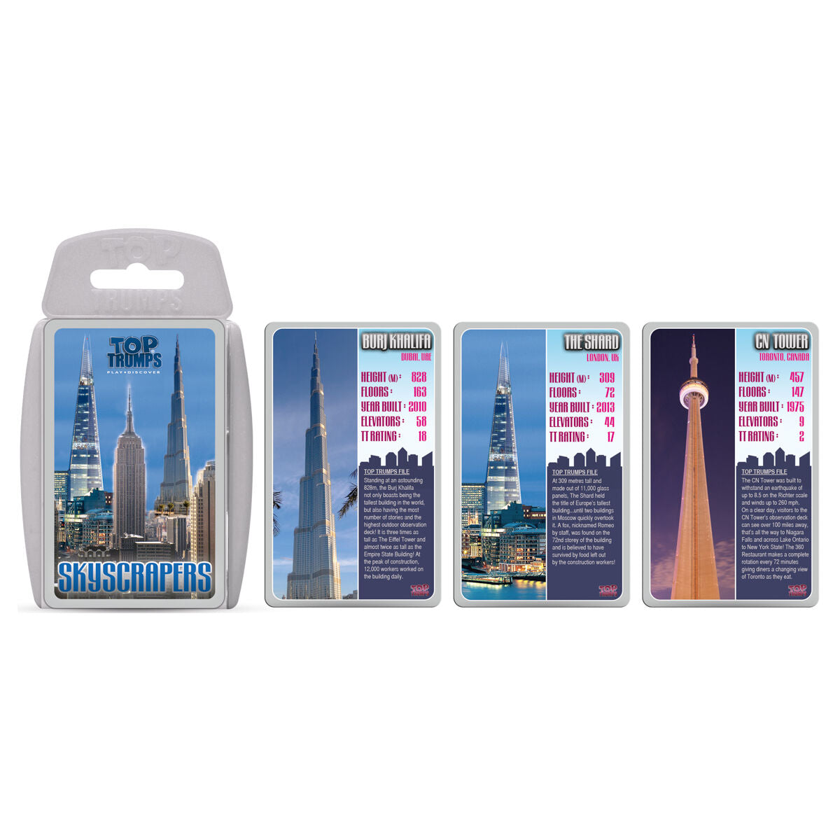 Top Trumps Skyscrapers Card Game