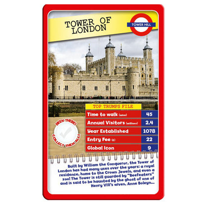 Top Trumps London 30 Things To See Card Game