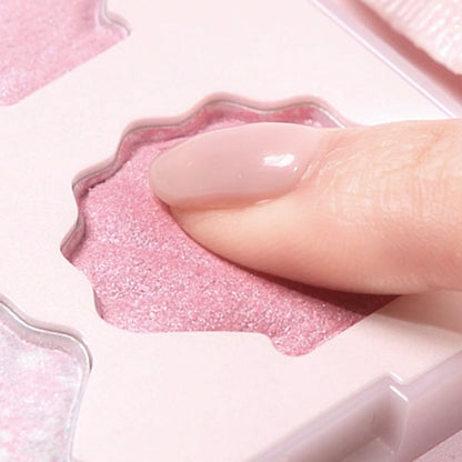 dasique Shine Glowy Highlighter Palette Twinkle Mermaid Collection