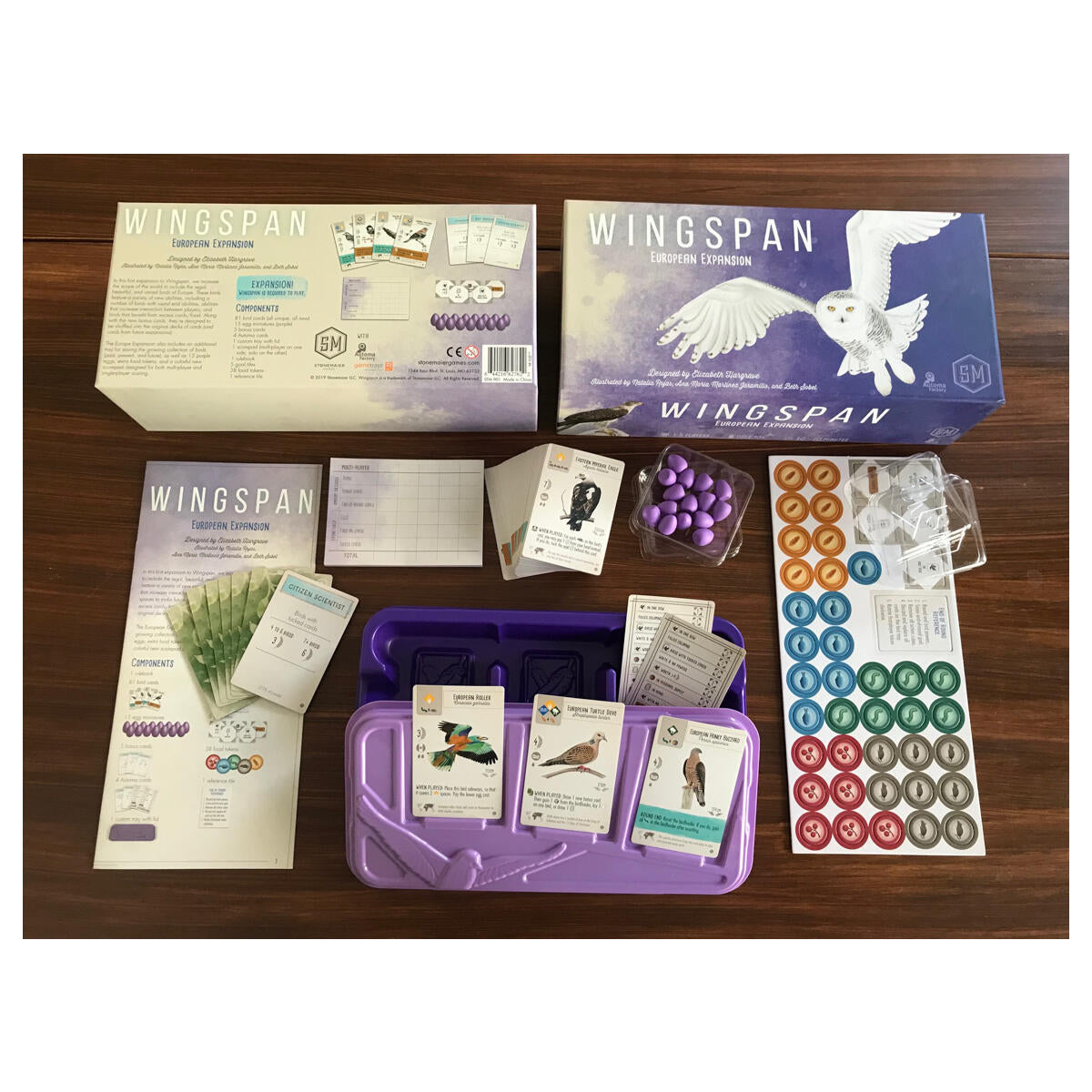Asmodee Wingspan European Expansion Game