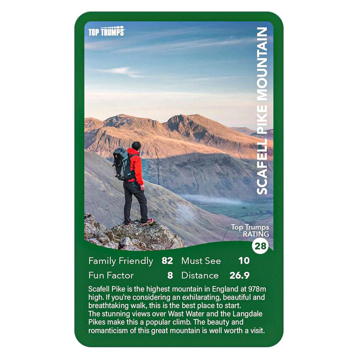 Top Trumps The Lakes Card Game