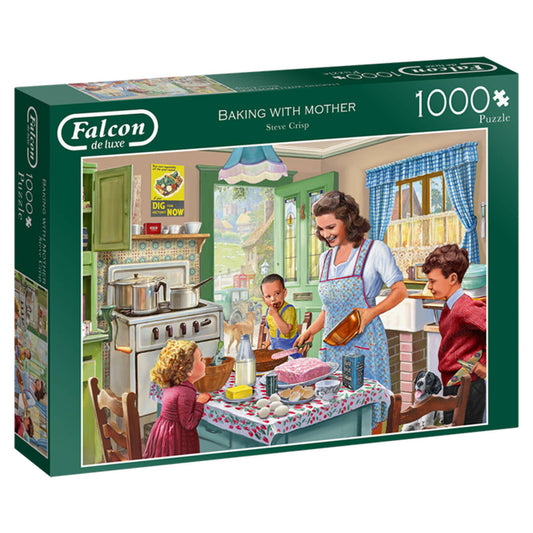Falcon de luxe Baking With Mother Puzzle 1000 Piece