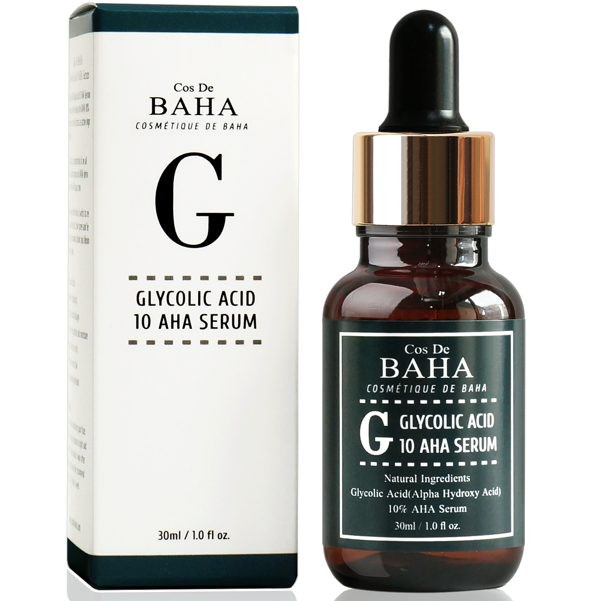 Cos De BAHA G Glycolic Acid 10 AHA Serum 30ml