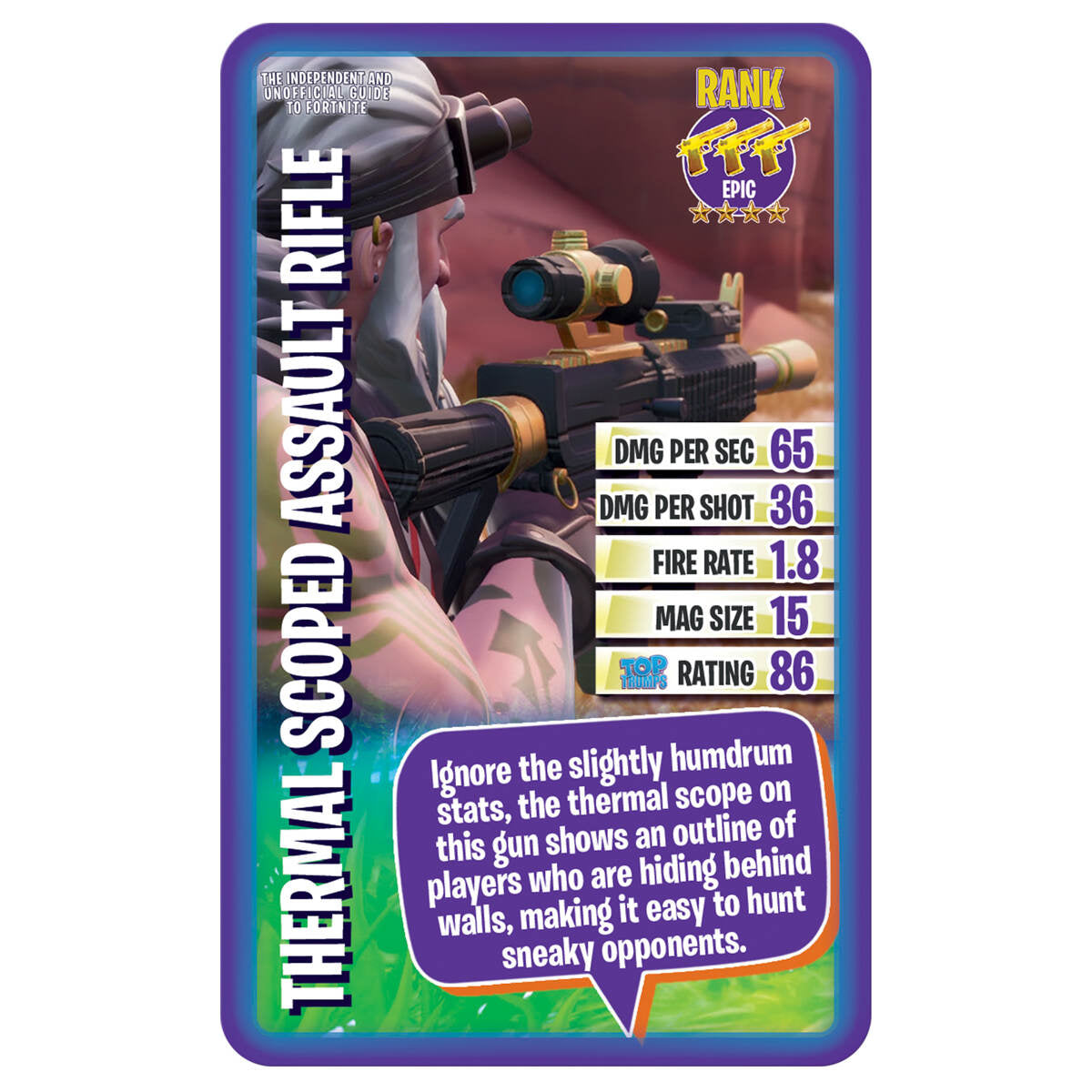 Top Trumps The Independent and Unofficial Guide to Fortnite Card Game