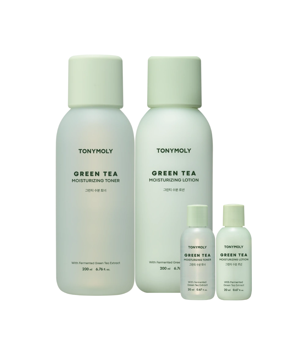 TONYMOLY Green Tea Moisturizing Skin Care Set