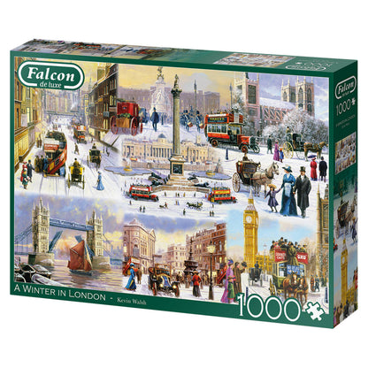 Falcon de luxe A Winter in London Puzzle 1000 Piece