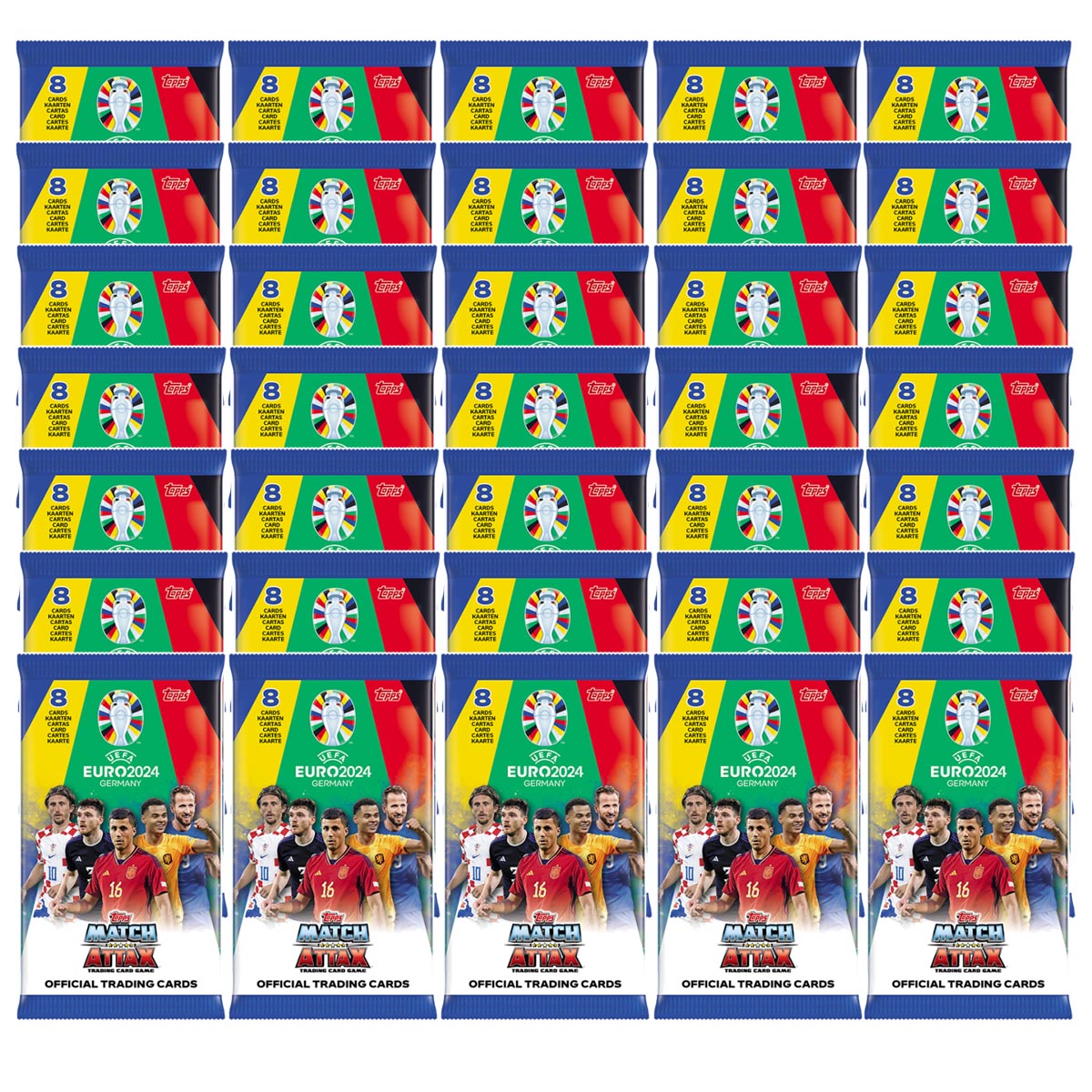 Topps Match Attax UEFA EURO 2024 Trading Cards 36 Pack Box