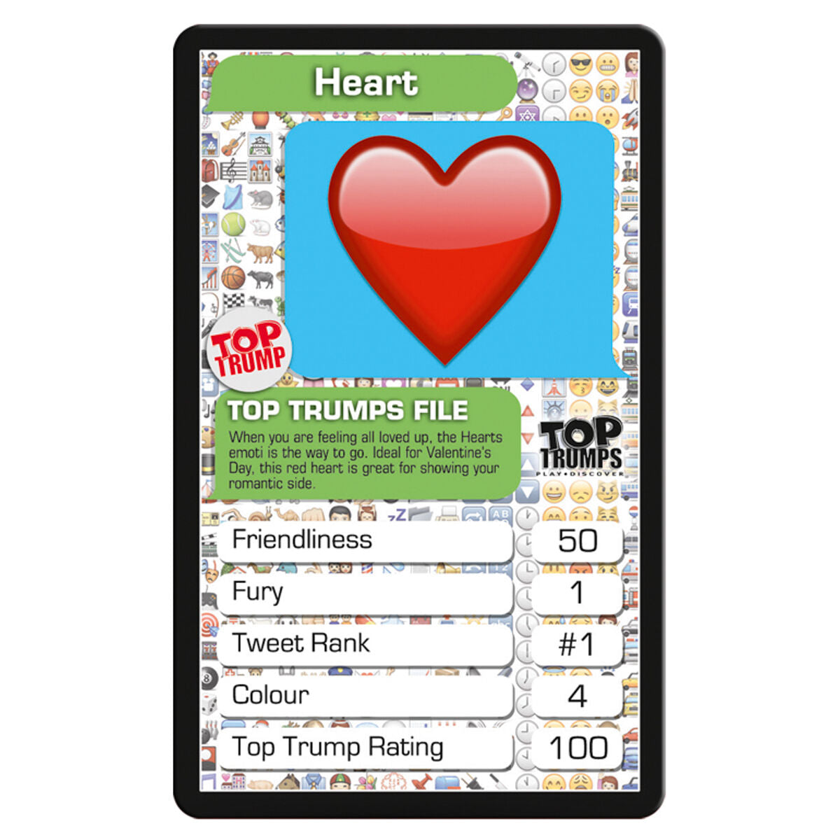 Top Trumps Top 30 Emotis Card Game