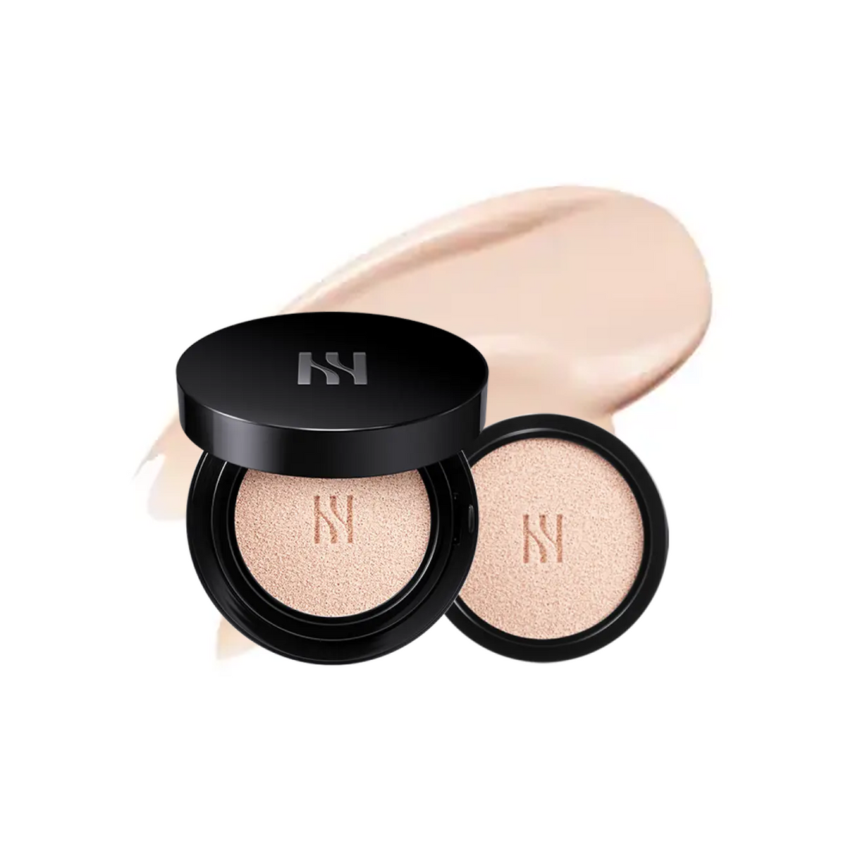 HERA Black Cushion Foundation Set #17C1 Petal Ivory