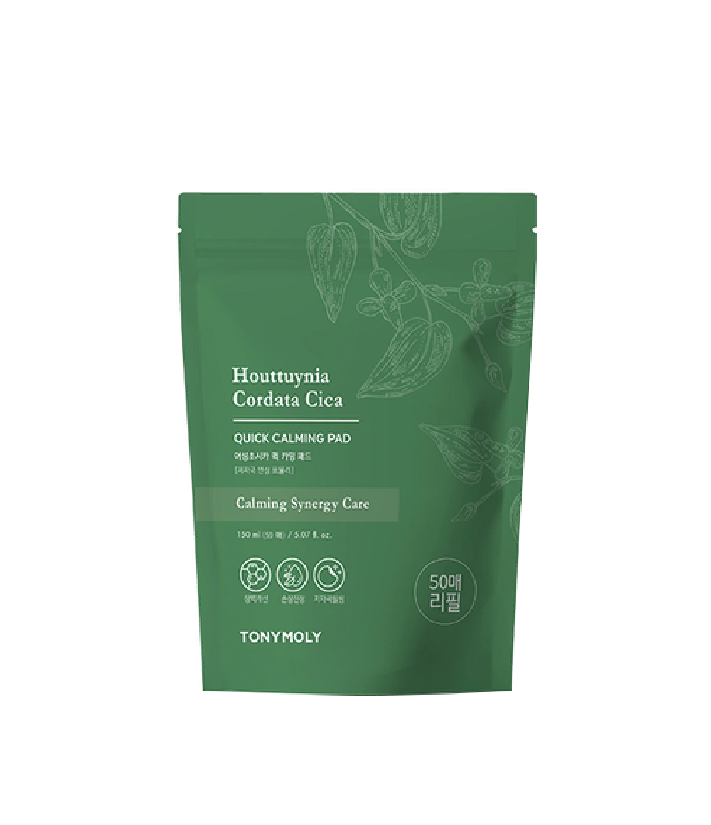 TONYMOLY Houttuynia Cordata Cica Quick Calming Pad Refill 50 pads