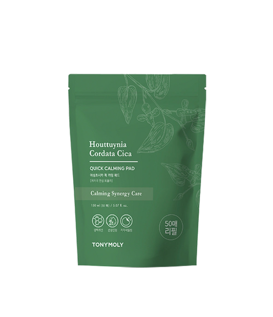 TONYMOLY Houttuynia Cordata Cica Quick Calming Pad Refill 50 pads