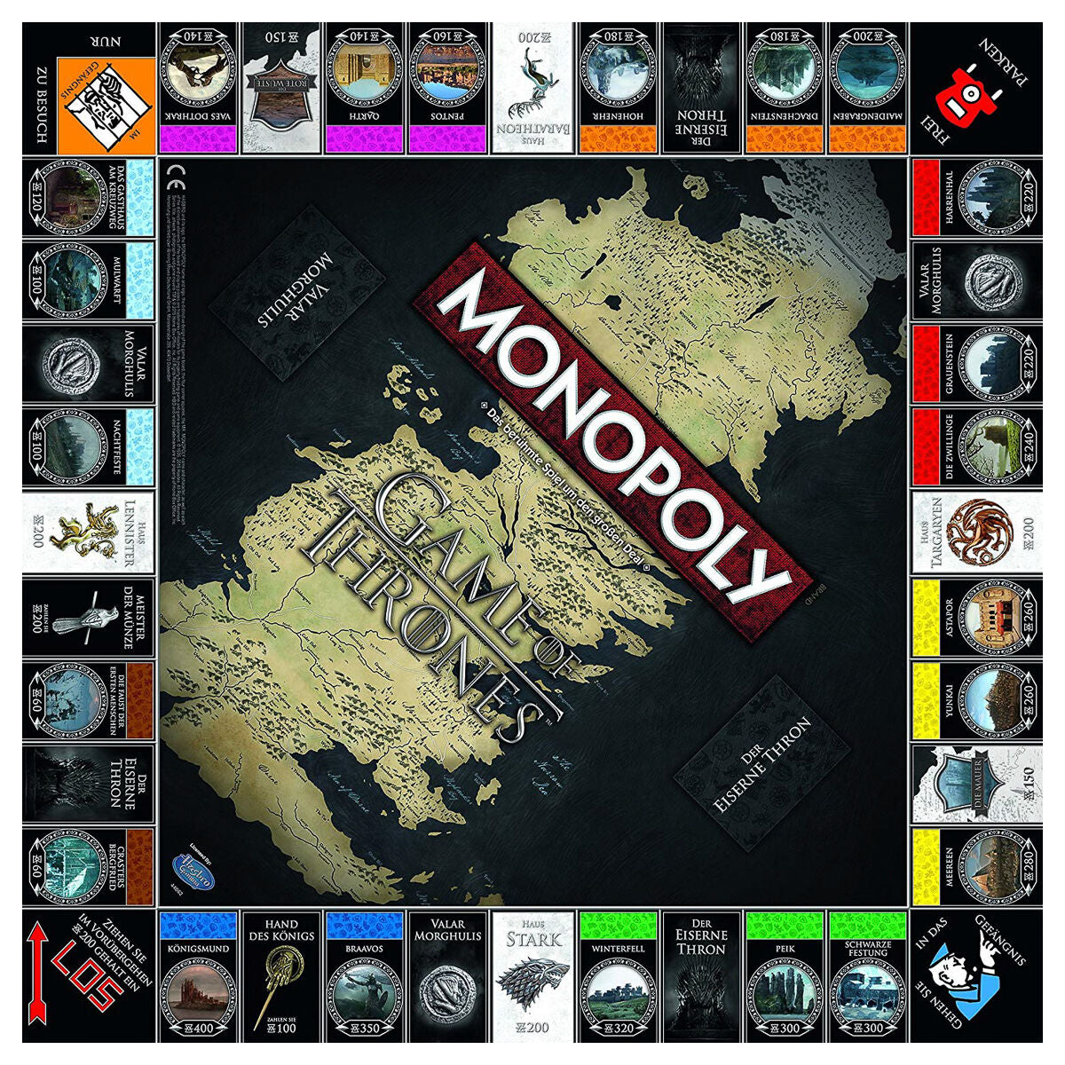 Monopoly Board Game - Game of Thrones Collector's Edition German Language