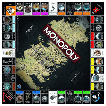 Monopoly Board Game - Game of Thrones Collector's Edition German Language