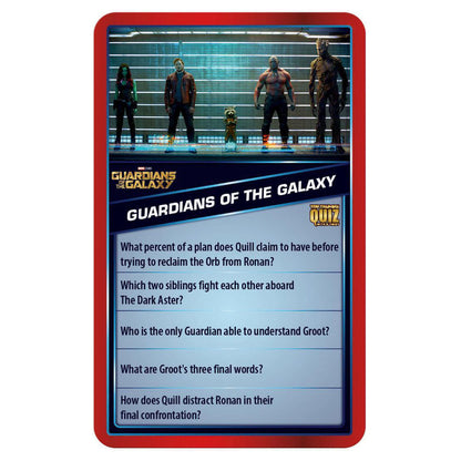 Marvel Cinematic Universe Top Trumps Quiz Card Game