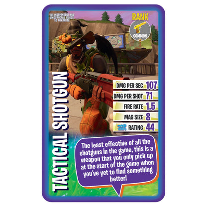 Top Trumps The Independent and Unofficial Guide to Fortnite Card Game