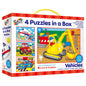Galt 4 Puzzles in a Box Vehicles