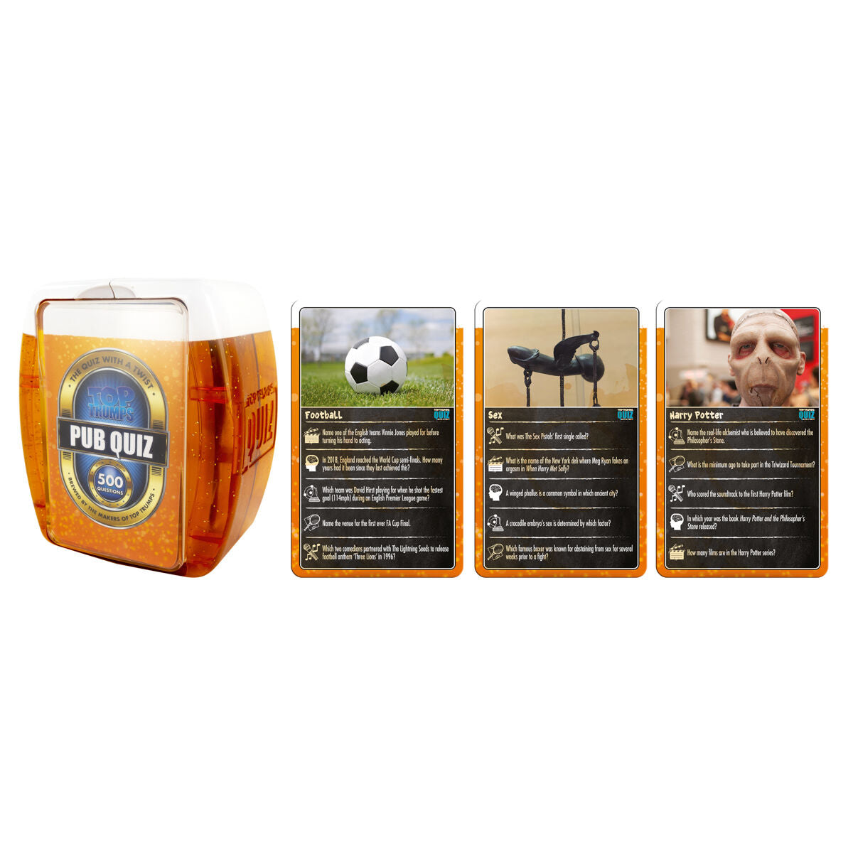 Pub Quiz Top Trumps Quiz Card Game