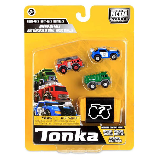 K'nex Tonka Micro Metals Multi Pack 4 Vehicles