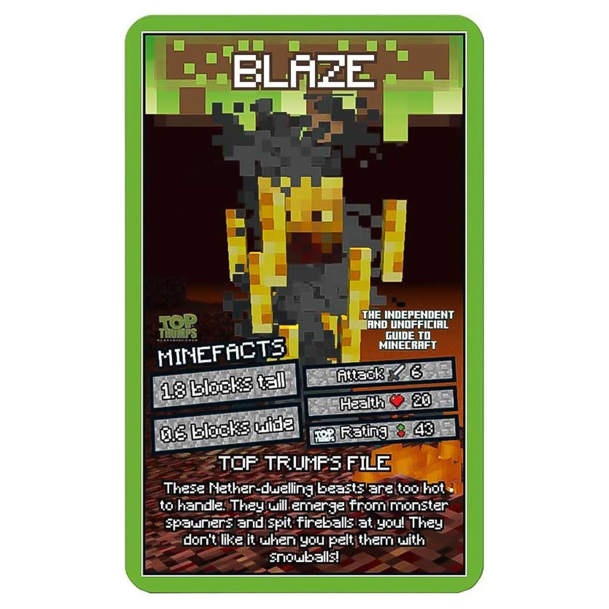 Top Trumps The Independent and Unofficial Guide to Minecraft Card Game
