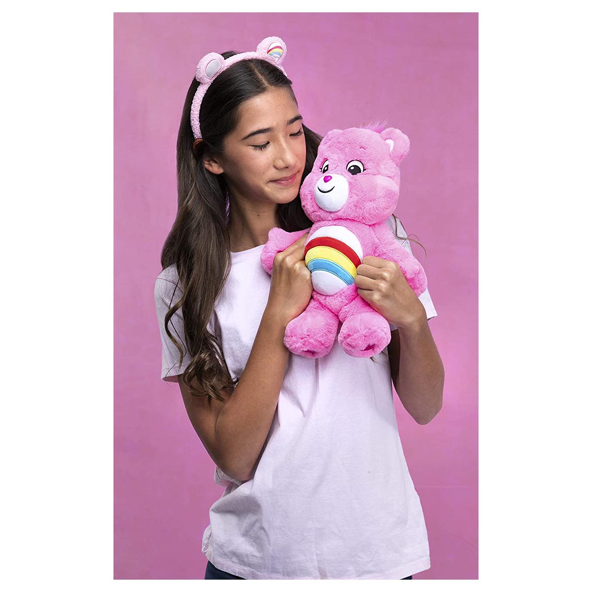 Basic Fun Care Bears Cheer Bear 14 inch Medium Plush