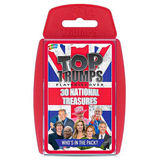 Top Trumps 30 National Treasures Card Game