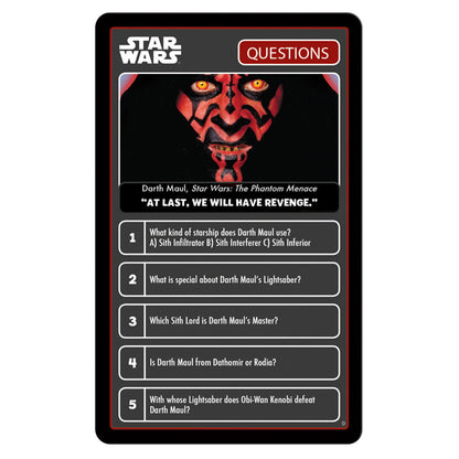 Star Wars Top Trumps Quiz Card Game