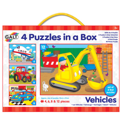 Galt 4 Puzzles in a Box Vehicles