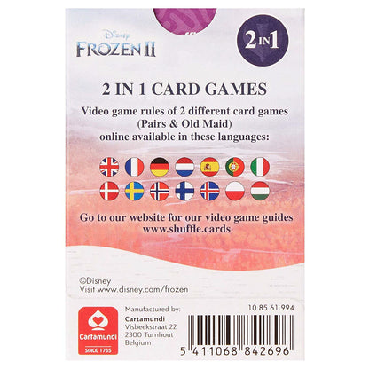 Cartamundi Disney Frozen 2 Pairs and Old Maid 2-in-1 Card Games
