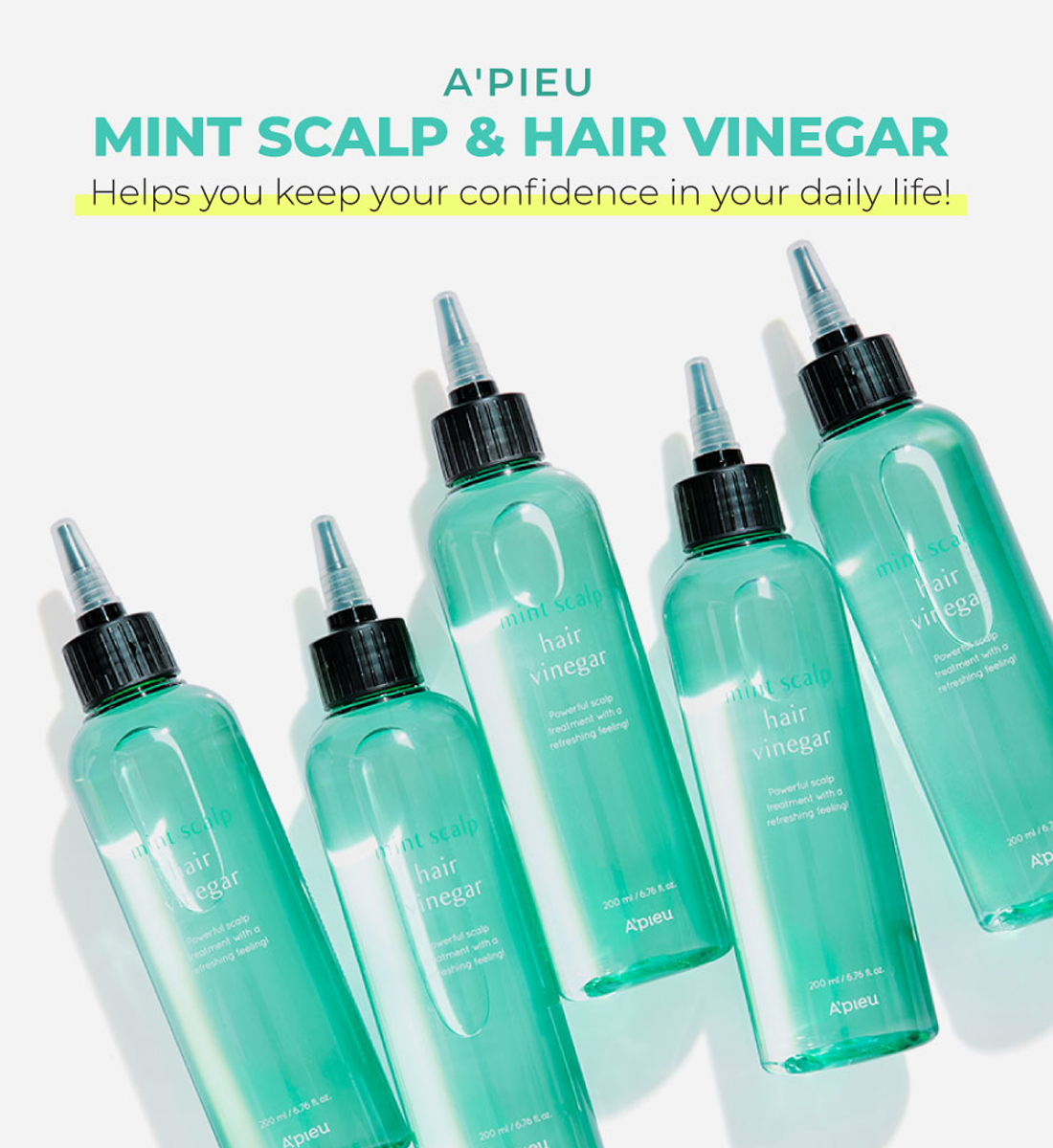 A'PIEU Mint Scalp Hair Vinegar 200ml