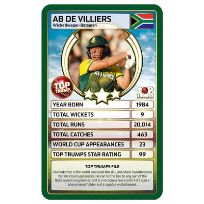 Top Trumps World Cricket Stars Card Game