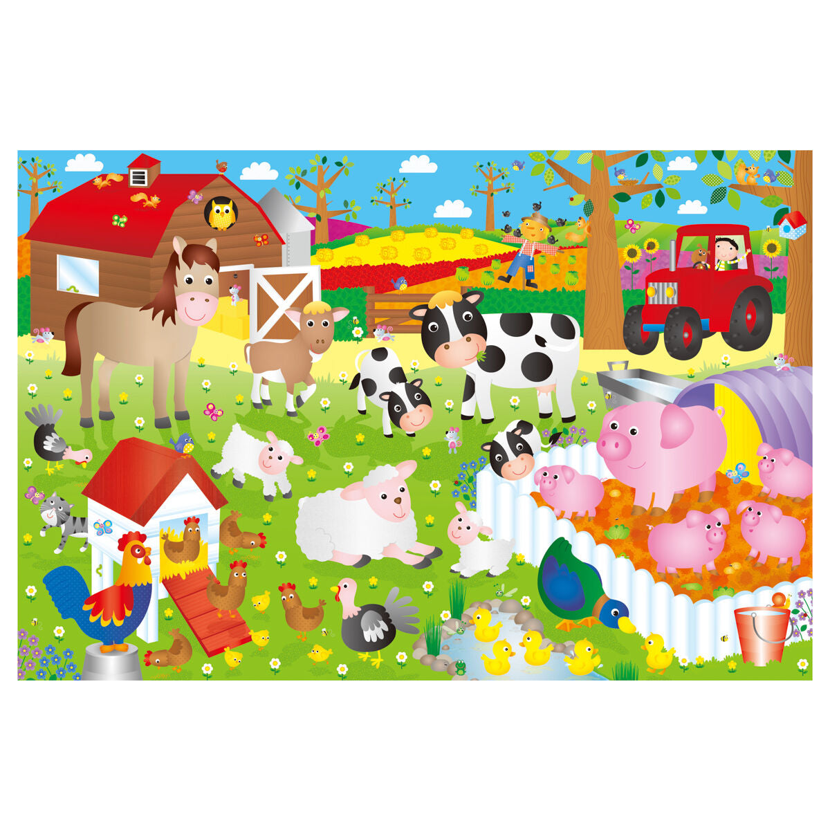 Galt Giant Floor Puzzle Farm