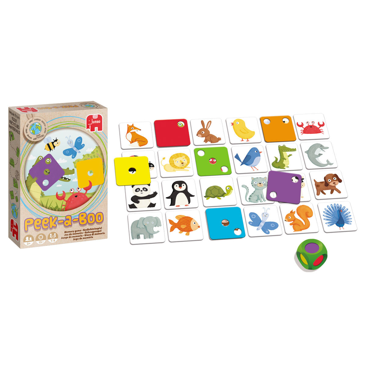 Jumbo Peek-a-Boo Memory Game 100% Recycled
