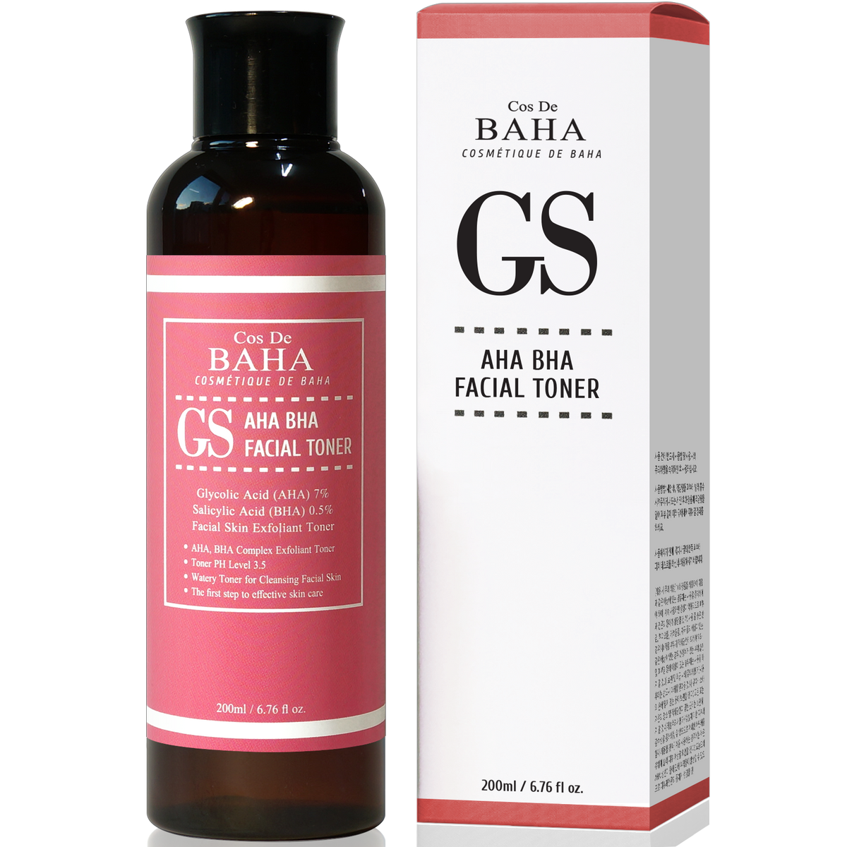 Cos De BAHA GS AHA BHA Facial Toner 200ml