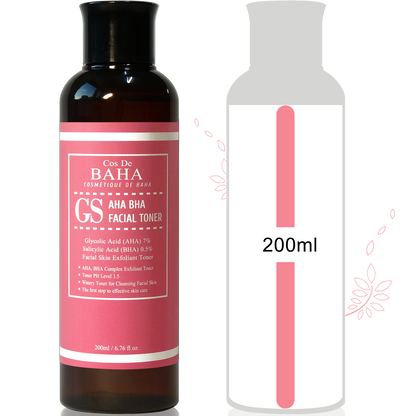 Cos De BAHA GS AHA BHA Facial Toner 200ml