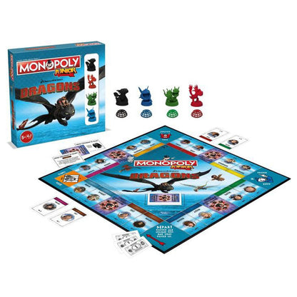 Monopoly Junior Board Game Dragons Edition