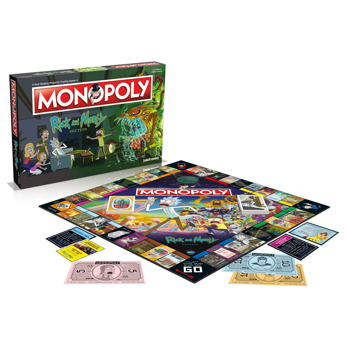 Monopoly Board Game Rick & Morty Edition