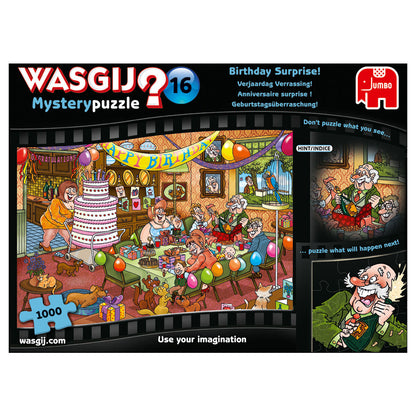 Jumbo Wasgij Mystery Puzzle 16 Birthday Surprise! 1000 Piece