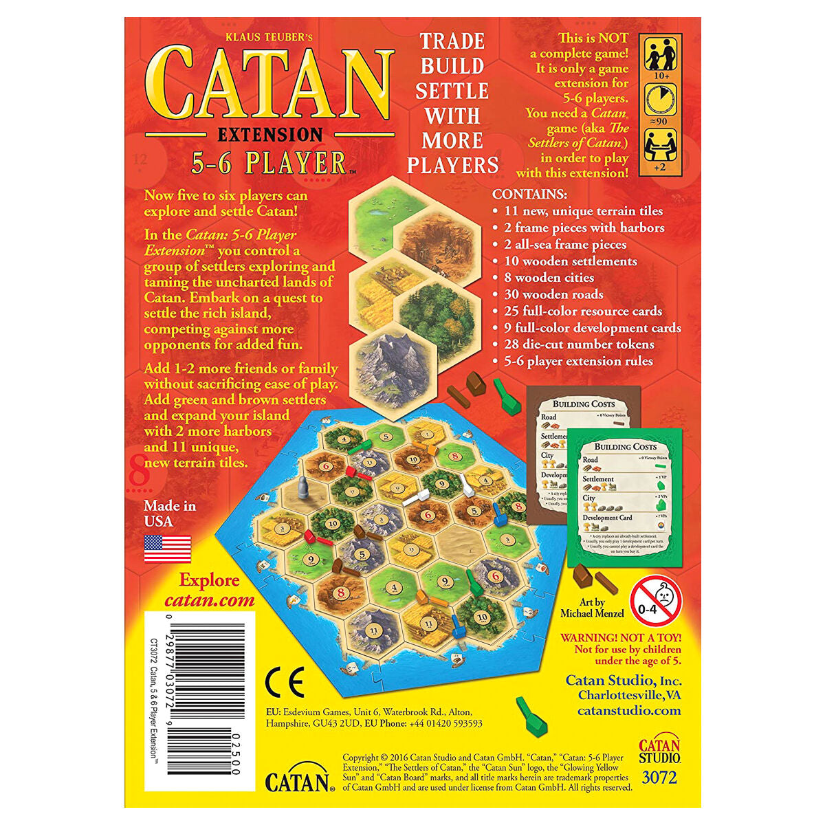 Asmodee Catan 5-6 Player Expansion Game