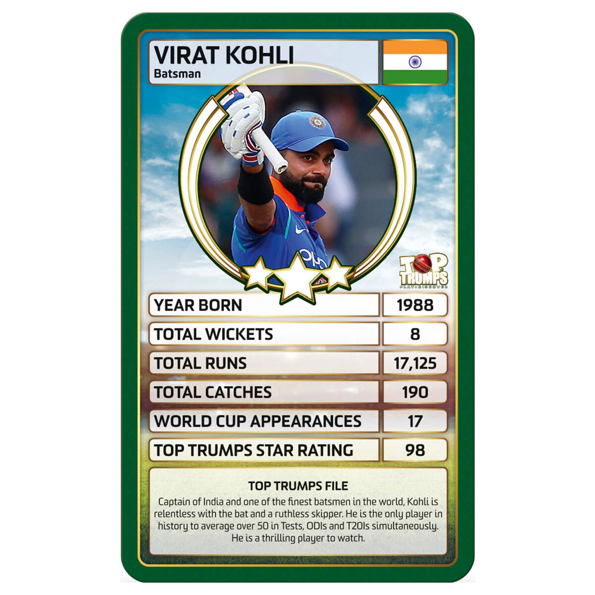 Top Trumps World Cricket Stars Card Game