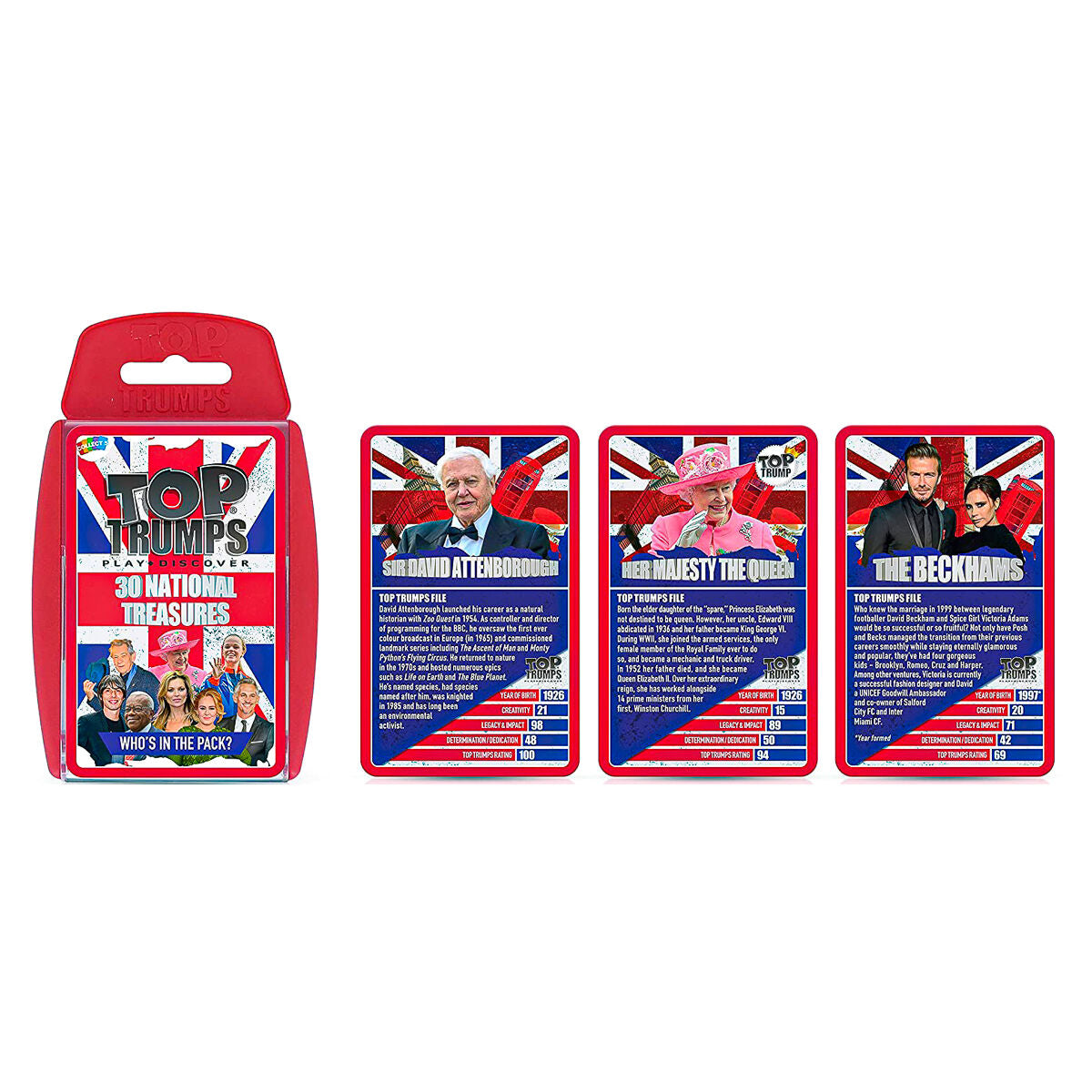 Top Trumps 30 National Treasures Card Game