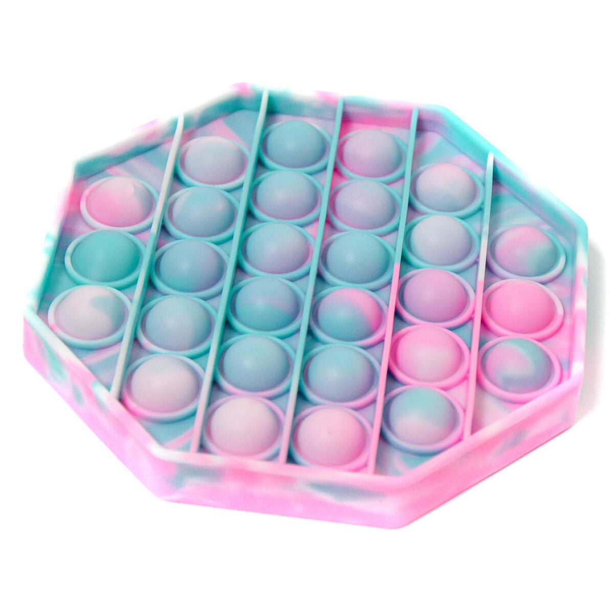 Cartamundi Poppits Pink Tie Dye Octagon Sensory Toy